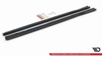 Maxton Design Side skirts extension extension black gloss - Peugeot 308 MK2 Facelift