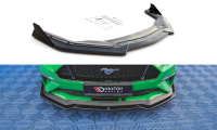 Maxton Design Front extension + Flaps V.1 - Ford Mustang GT MK6 Facelift