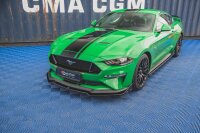 Maxton Design Front extension + Flaps V.1 - Ford Mustang GT MK6 Facelift