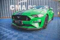 Maxton Design Front extension + Flaps V.2 - Ford Mustang GT MK6 Facelift