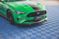 Maxton Design Front extension + Flaps V.2 - Ford Mustang GT MK6 Facelift