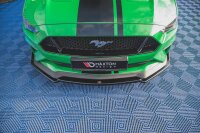 Maxton Design Frontansatz + Flaps V.2 - Ford Mustang GT MK6 Facelift