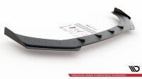 Maxton Design Racing Front extension for passend + Flaps black gloss - VW Polo GTI MK6