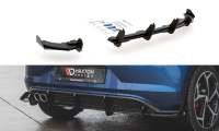 Maxton Design Robuste Racing Diffusor Heckansatz + Flaps...