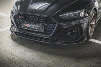 Maxton Design Front extension + Flaps V.1 - Audi RS5 F5 Facelift