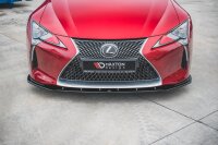 Maxton Design Front extension V.1 black gloss - Lexus LC 500