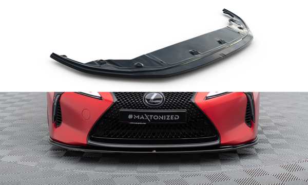 Maxton Design Front extension V.2 black gloss - Lexus LC 500