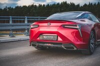 Maxton Design Diffuser rear extension black gloss - Lexus LC 500