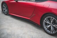 Maxton Design Side skirts extension extension black gloss - Lexus LC 500