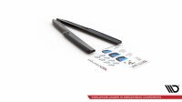 Maxton Design Heckansatz Flaps Diffusor schwarz Hochglanz - Audi A6 C8 S-Line