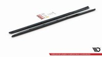 Maxton Design Side skirts extension extension black gloss - Alfa Romeo Giulietta Facelift