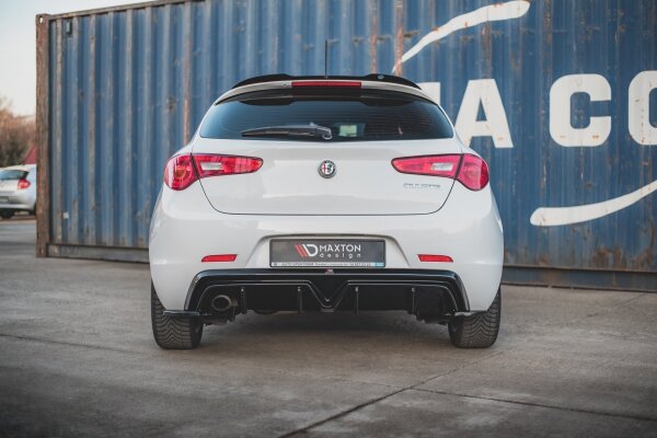 Maxton Design Diffuser rear extension - Alfa Romeo Giulietta Facelift (EinzelauspuffVersion)