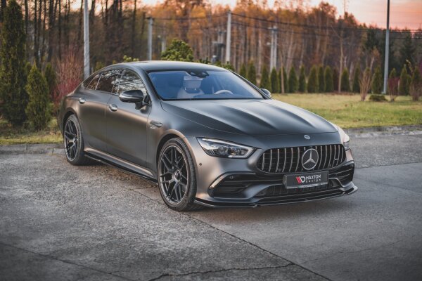 Maxton Design Side skirts extension extension black gloss - Mercedes-AMG GT 53 4-Door Coupe