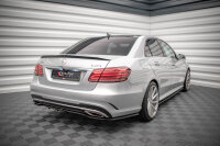 Maxton Design Spoiler Cap black gloss - Mercedes E63 AMG / AMG-Line Limosine W212 Facelift