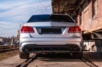 Maxton Design Spoiler Cap black gloss - Mercedes E63 AMG / AMG-Line Limosine W212 Facelift