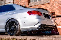 Maxton Design Middle diffuser rear extension DTM Look black gloss - Mercedes E63 AMG Limosine W212 Facelift