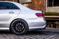 Maxton Design Middle diffuser rear extension DTM Look black gloss - Mercedes E63 AMG Limosine W212 Facelift