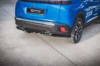 Maxton Design Middle diffuser rear extension DTM Look black gloss - Peugeot 2008 MK2