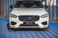 Maxton Design Front extension V.1 black gloss - Volvo XC60 MK2 R-Design