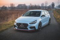 Maxton Design Front extension + Flaps V.6 - Hyundai i30 N...