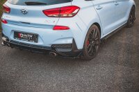 Maxton Design Rear extension Flaps diffuser + Flaps V.7 - Hyundai i30 N MK3 Hatchback