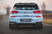 Maxton Design Rear extension Flaps diffuser + Flaps V.7 - Hyundai i30 N MK3 Hatchback