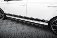 Maxton Design Side skirts extension extension + Flaps V.5 - Hyundai i30 N MK3 / MK3 FL Hatchback/Fastback