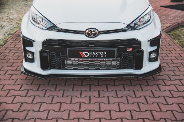 Maxton Design Front extension V.1 black gloss - Toyota GR Yaris MK4