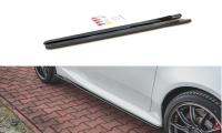 Maxton Design Side skirts extension extension V.1 black gloss - Toyota GR Yaris MK4