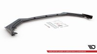 Maxton Design Racing Front extension for passend + Flaps black gloss - Toyota GR Yaris MK4