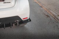 Maxton Design Racing Rear extension Flaps diffuser + Flaps black gloss - Toyota GR Yaris MK4