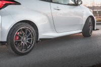 Maxton Design Robuste Racing Seitenschweller Ansatz + Flaps Toyota GR Yaris MK4