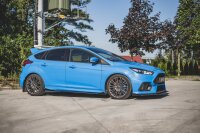 Maxton Design Robuste Racing Seitenschweller Ansatz + Flaps Ford Focus RS MK3