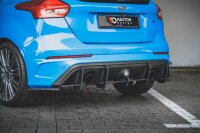 Maxton Design Robuste Racing Heckansatz Flaps Diffusor - Ford Focus RS MK3