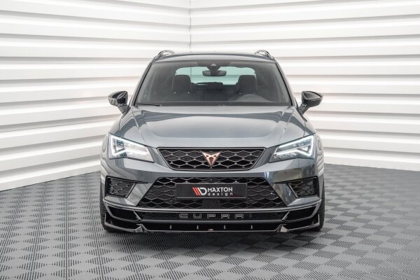 Maxton Design Frontansatz V.1 schwarz Hochglanz - Cupra Ateca