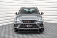 Maxton Design Front extension V.1 black gloss - Cupra Ateca