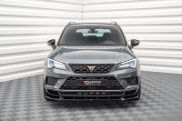 Maxton Design Front extension V.1 black gloss - Cupra Ateca
