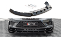 Maxton Design Front extension V.1 black gloss - Cupra Ateca