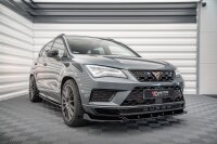 Maxton Design Front extension V.1 black gloss - Cupra Ateca