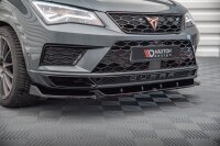 Maxton Design Front extension V.1 black gloss - Cupra Ateca