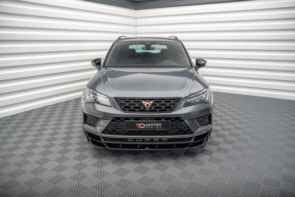 Maxton Design Front extension V.2 black gloss - Cupra Ateca