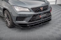 Maxton Design Front extension V.2 black gloss - Cupra Ateca