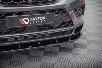 Maxton Design Front extension V.2 black gloss - Cupra Ateca