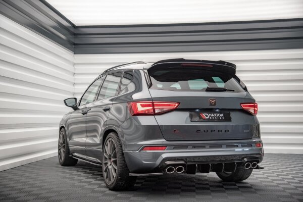 Maxton Design Diffuser rear extension black gloss - Cupra Ateca