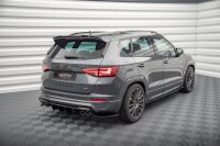 Maxton Design Heckansatz Flaps Diffusor schwarz Hochglanz - Cupra Ateca