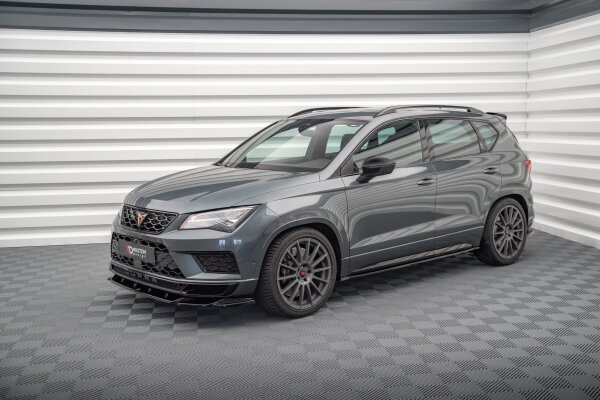 Maxton Design Side skirts extension extension black gloss - Cupra Ateca