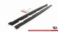 Maxton Design Side skirts extension extension black gloss - Cupra Ateca