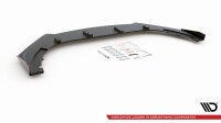 Maxton Design Racing Front extension V.3 black gloss - for passend + Flaps black gloss - VW Golf GTI MK6