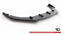 Maxton Design Robuste Racing Frontansatz V.3 schwarz Hochglanz - Für passend + Flaps schwarz Hochglanz - VW Golf GTI MK6