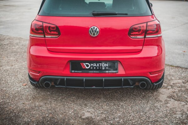 Maxton Design Robuste Racing Heckansatz Flaps Diffusor - VW Golf GTI MK6